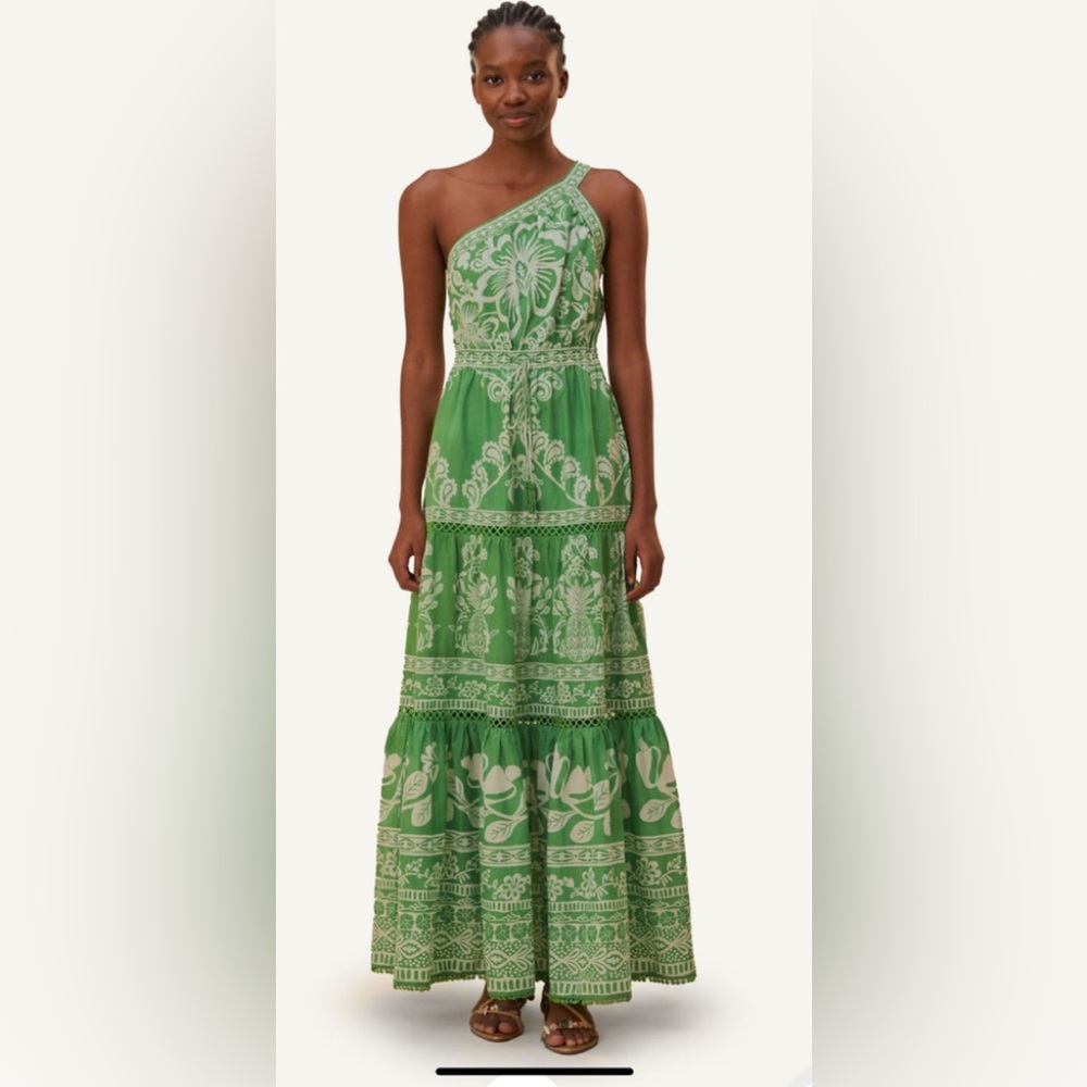 FARM Rio Green Maxi Dress